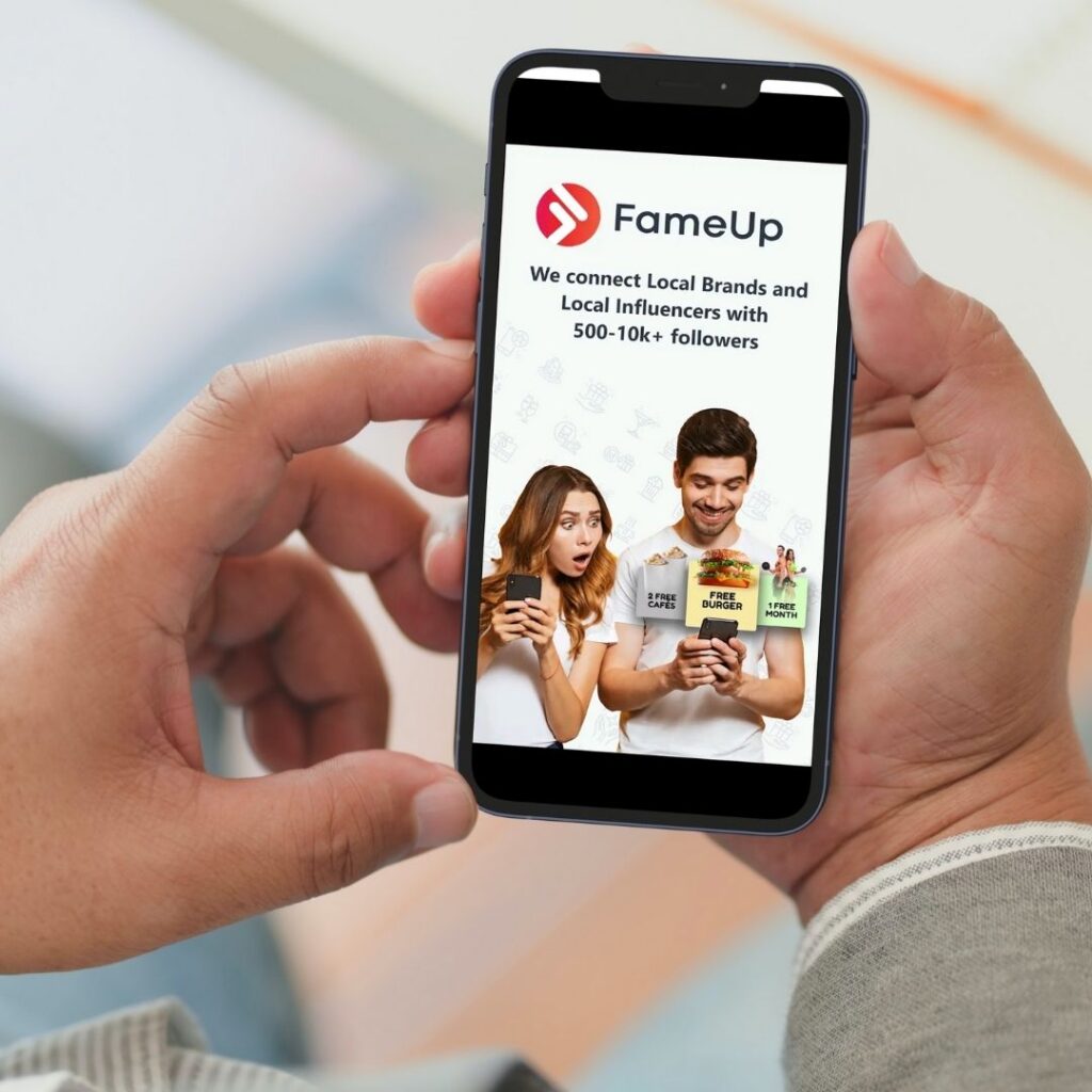FameUp - marketing prin influenceri la nivel local