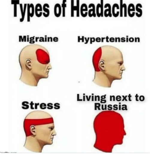 Types of headaches meme
