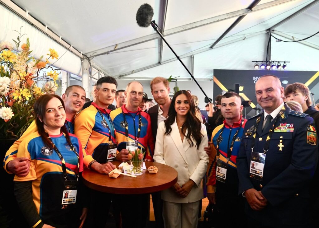 Prince Harry and Meghan Markle at the Invictus Games in Romania 2022