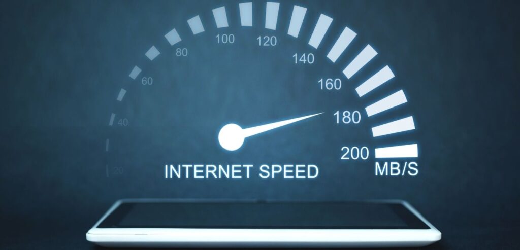 Internet speed in Romania