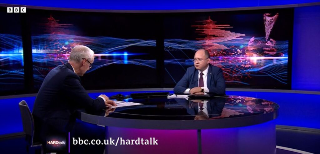 BBC Hard Talks - Ministrul de Externe Bogdan Aurescu