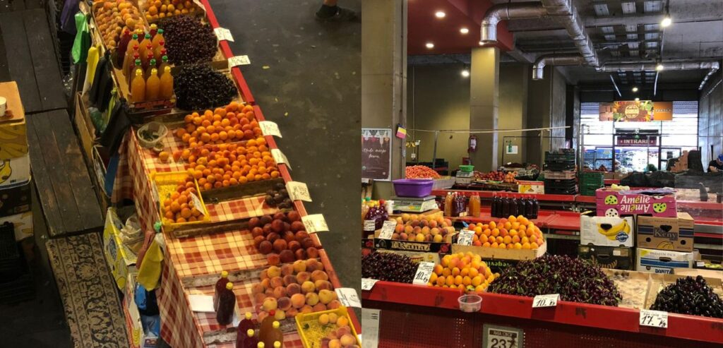 Produce in Bucharest Obor Market