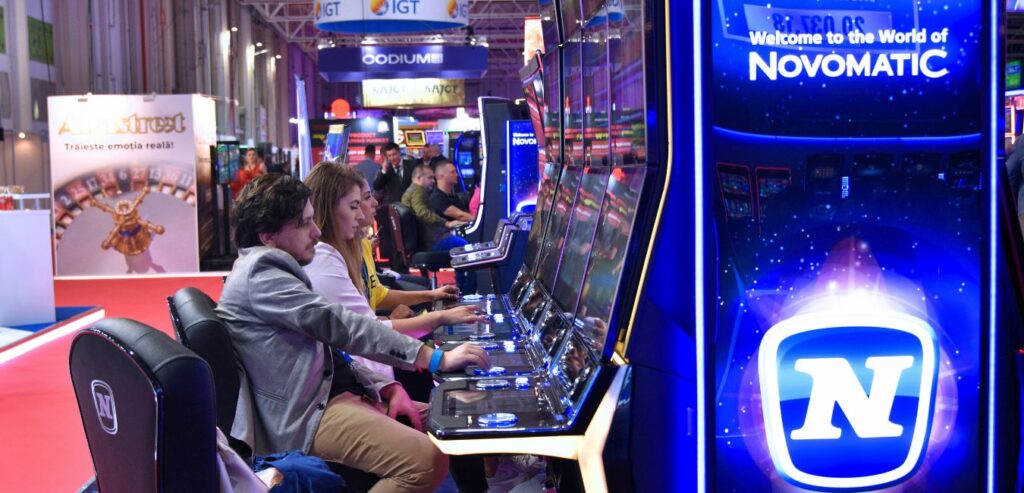 People playing Novomatic slots