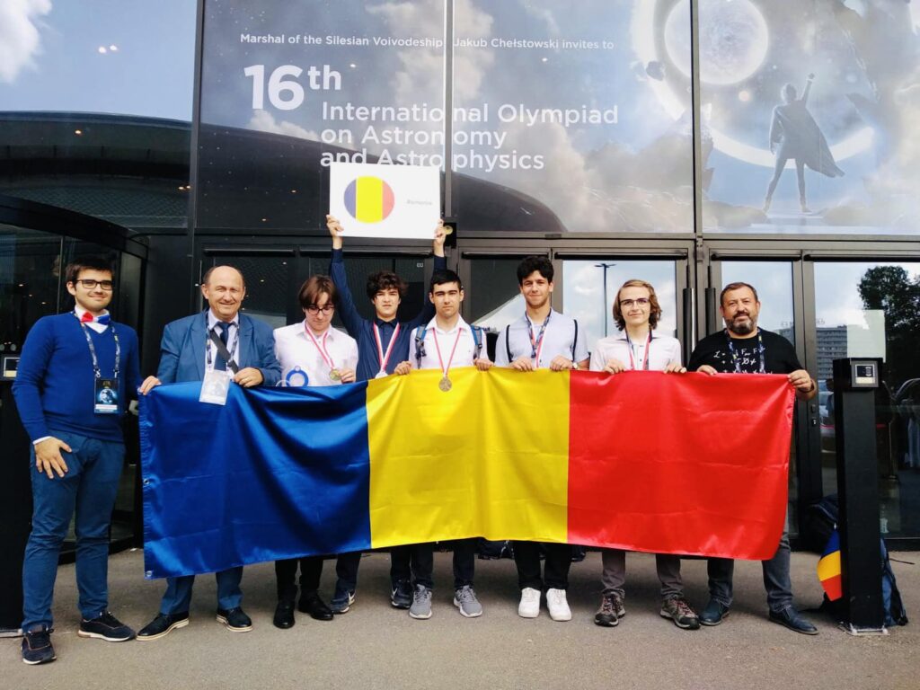 Romanian students at the 16th International Olympiad on Astronomy and Astrophysics