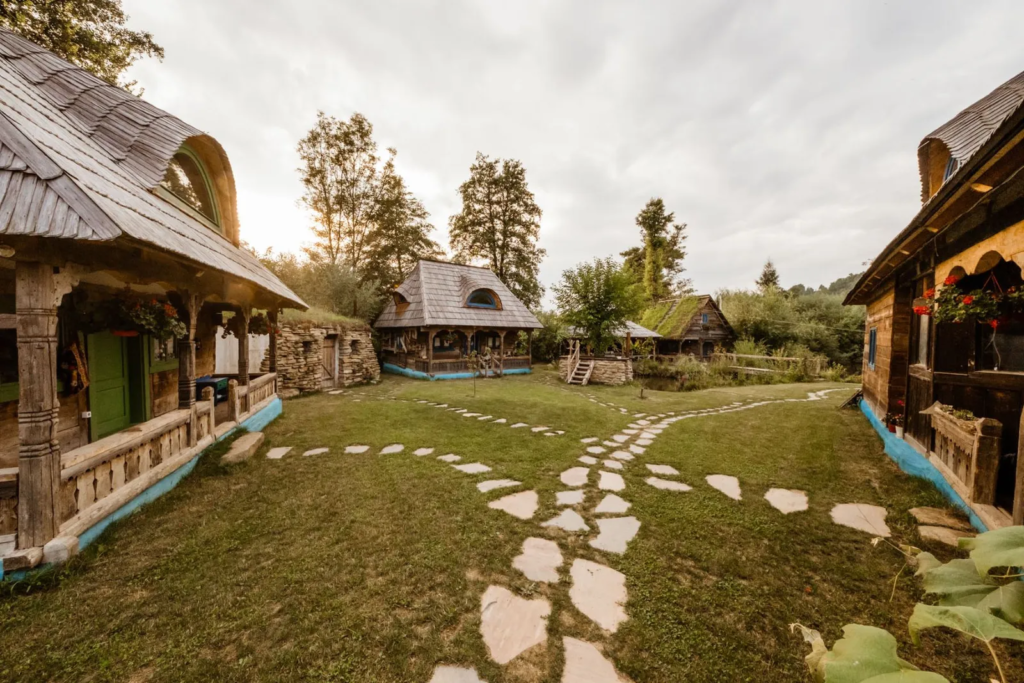 Small village in Feresti, Maramures, ROmania