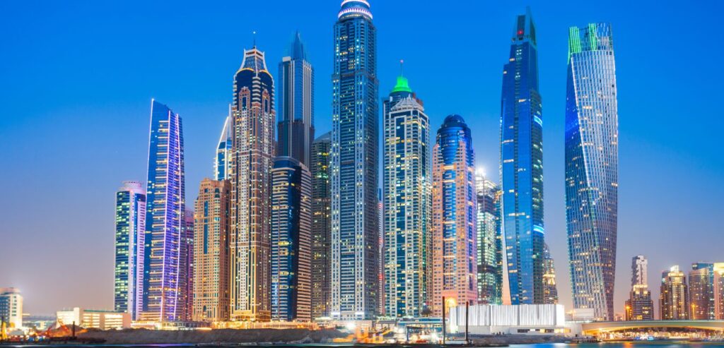 Dubai companies in skyscrapers