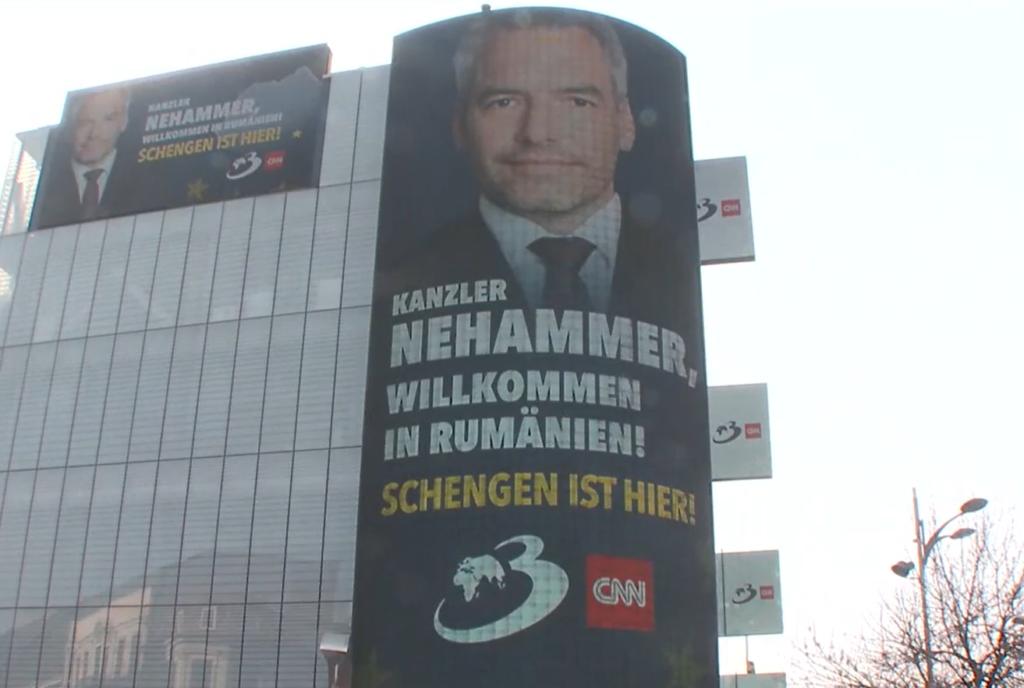 Romania to Austrian Chancellor Karl Nehamer: Welcome to the Schengen Area!