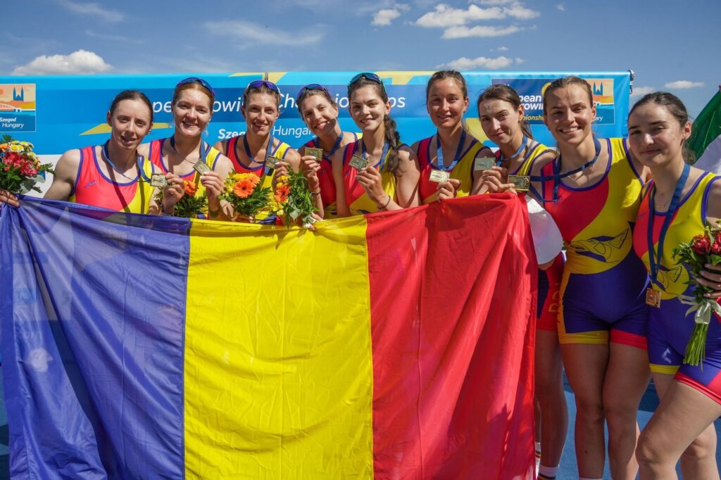 Romanian Rowers Win 8 Medals at European Championships in Szeged, Hungary