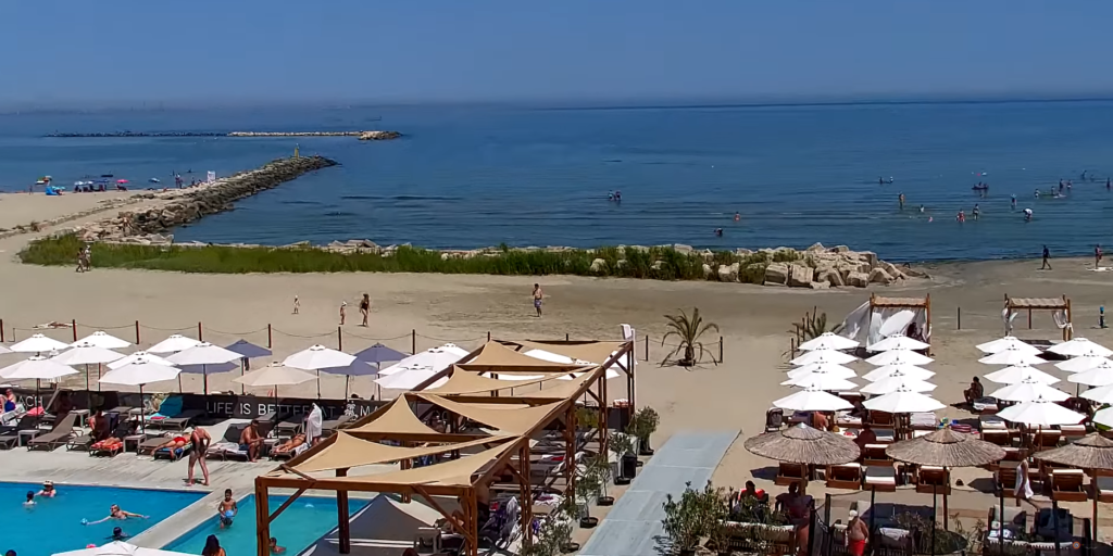 Romanian beach empty